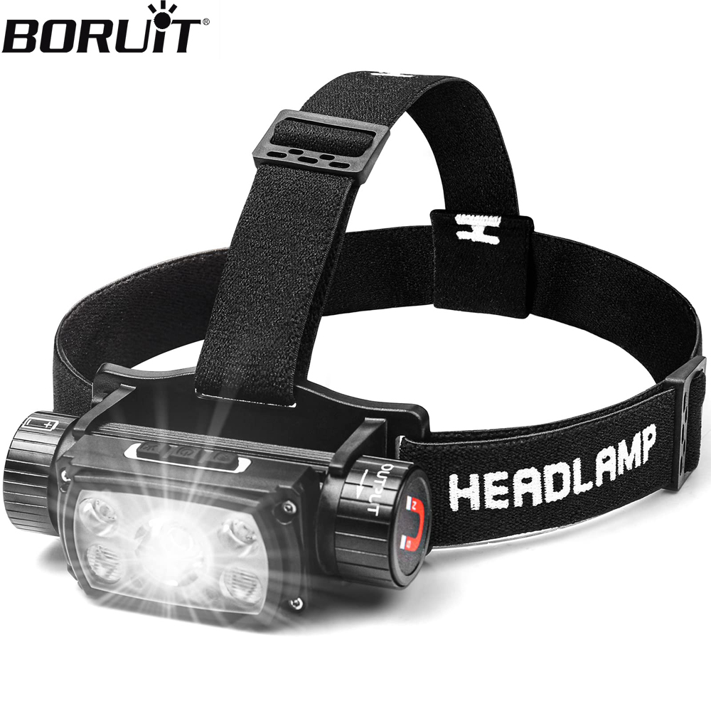 Lolin D32 - BORUiT XHP50 Светодиодный налобный фонарь 2000LM