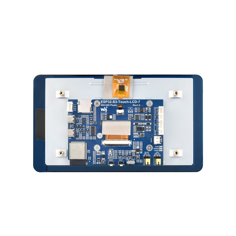 Lolin S3 - Waveshare ESP32-S3 7-дюймовая макетная плата дисплея,