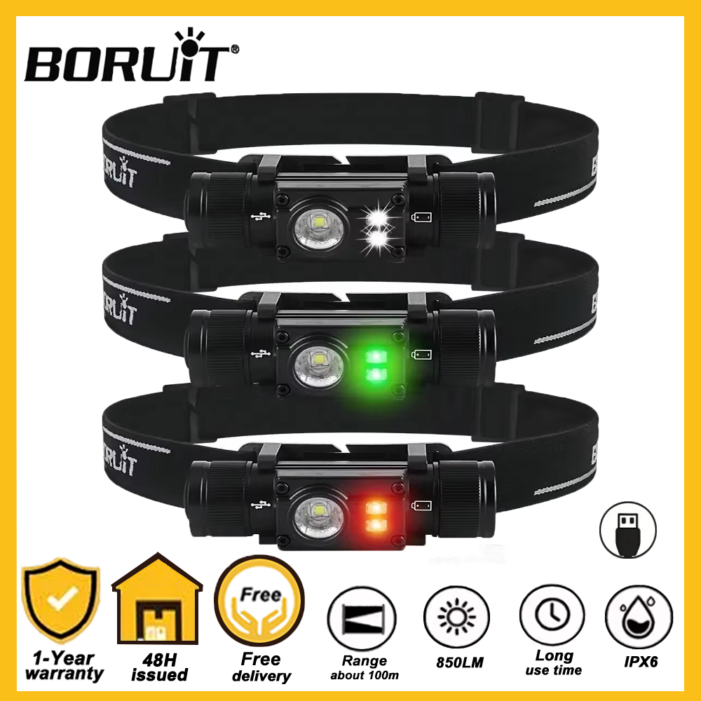 Lolin D32 - BORUiT HP500 светодиодный налобный фонарь с