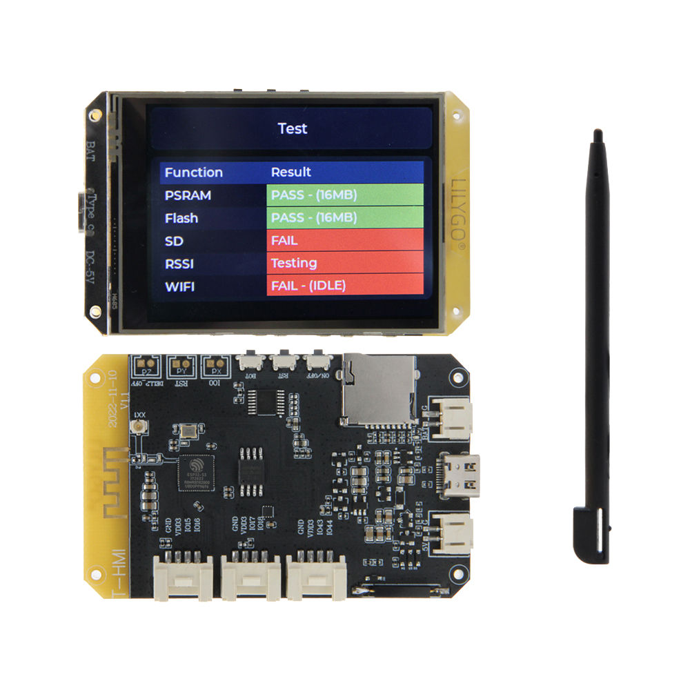 Ttgo Tdisplay - Плата разработки TTGO T-HMI ESP32-S3, 2,8