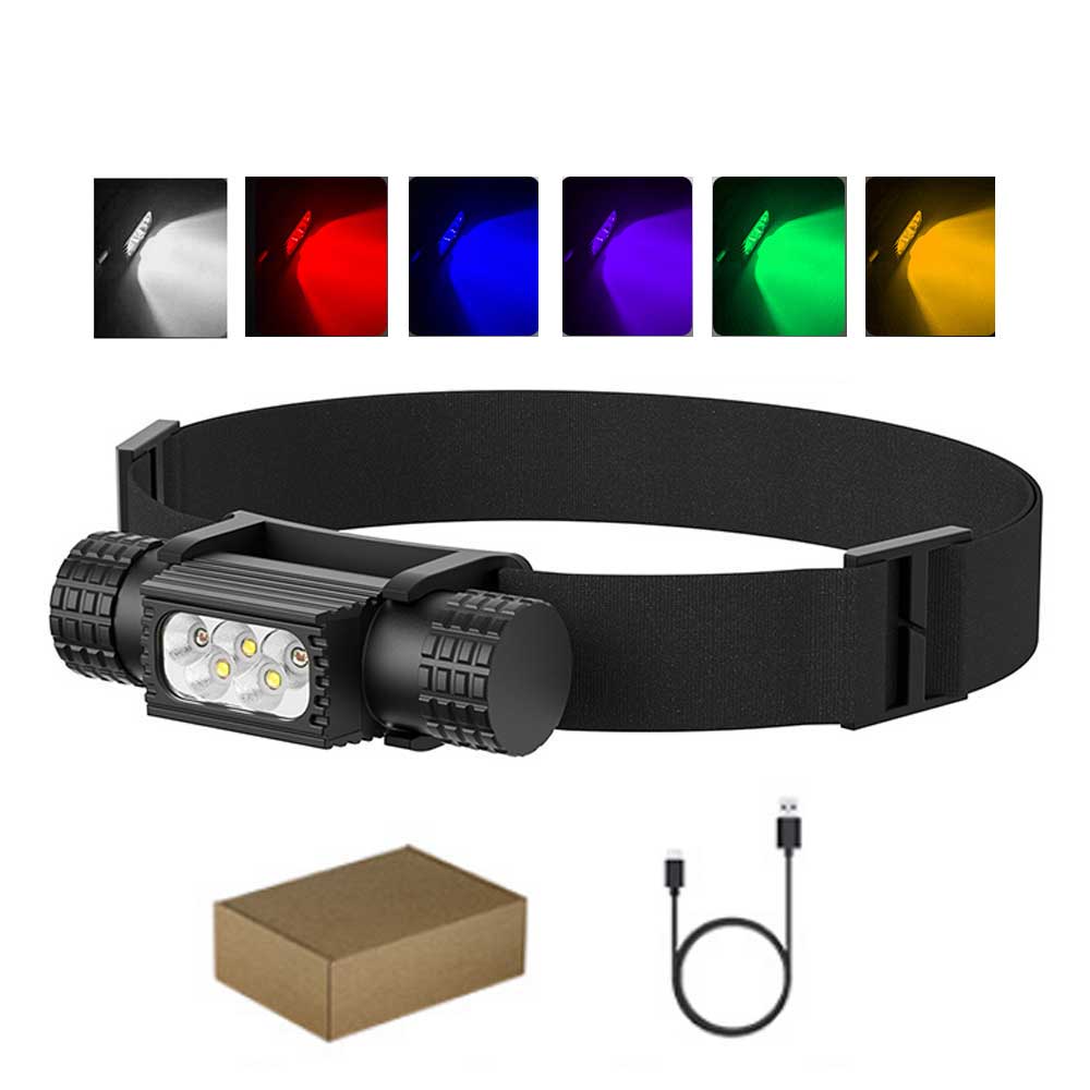 Lolin D32 - SOLOLANDOR Мини-налобный фонарь LED Type C