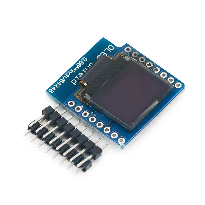 Wemos D1 - Миниатюрный OLED-экран 0,66 дюйма 64x48 SSD1306