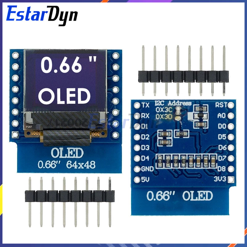 ЖК-дисплей с OLED-экраном 0,66 – обзор и цена Wemos D1