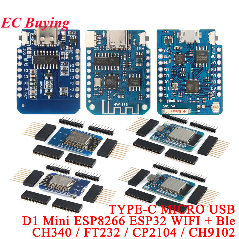10 шт./1 шт. WeMos LOLIN D1 Mi – обзор и цена D1 Mini Pro