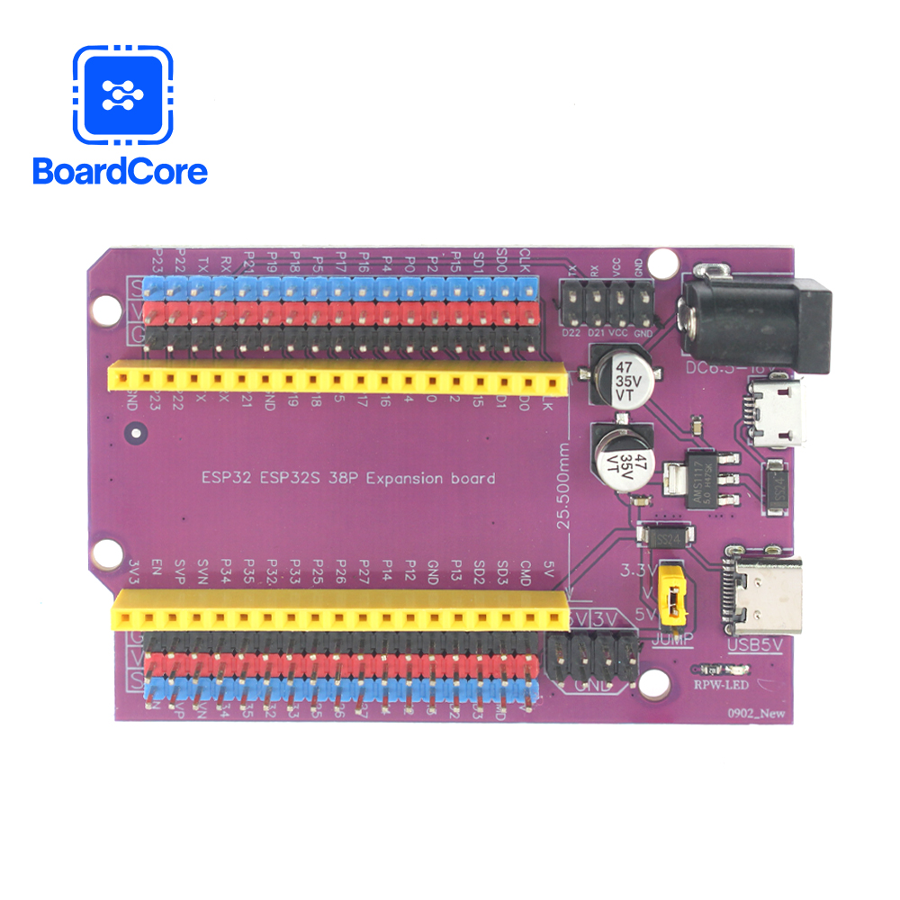 ESP32S 38-контактный модуль пл – обзор и цена Nodemcu 32S