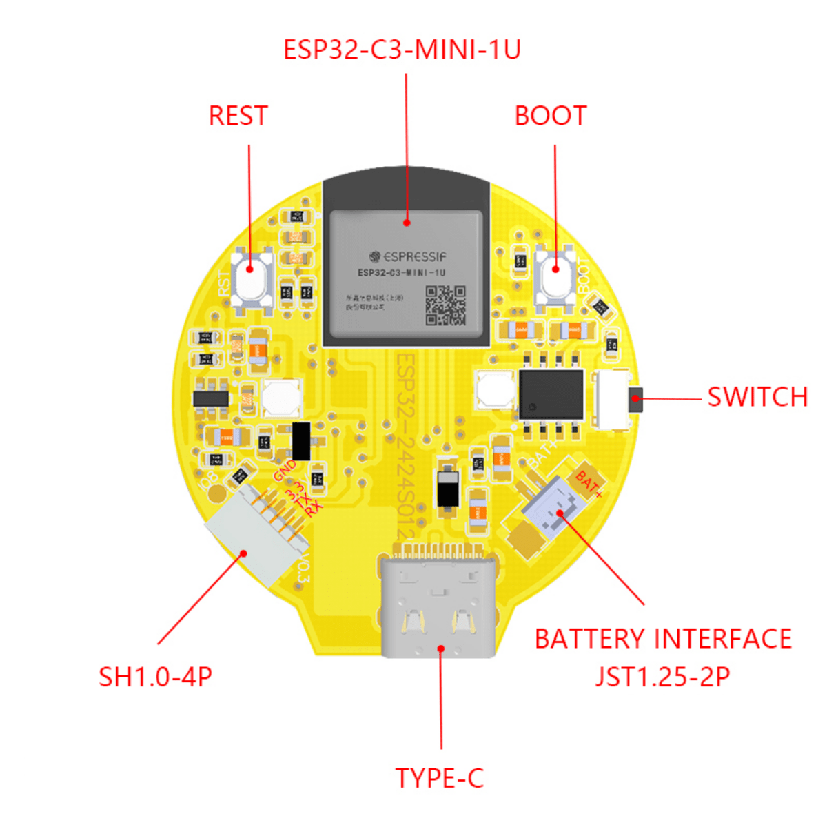 ESP32-C3 1,28-дюймовый круглый – обзор и цена Ttgo T Watch