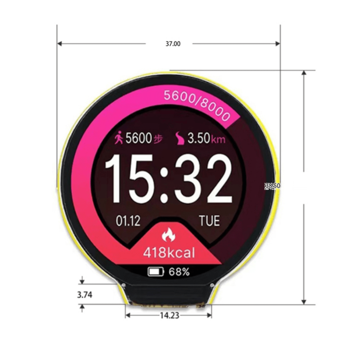 ESP32-C3 1,28-дюймовый круглый – обзор и цена Ttgo T Watch