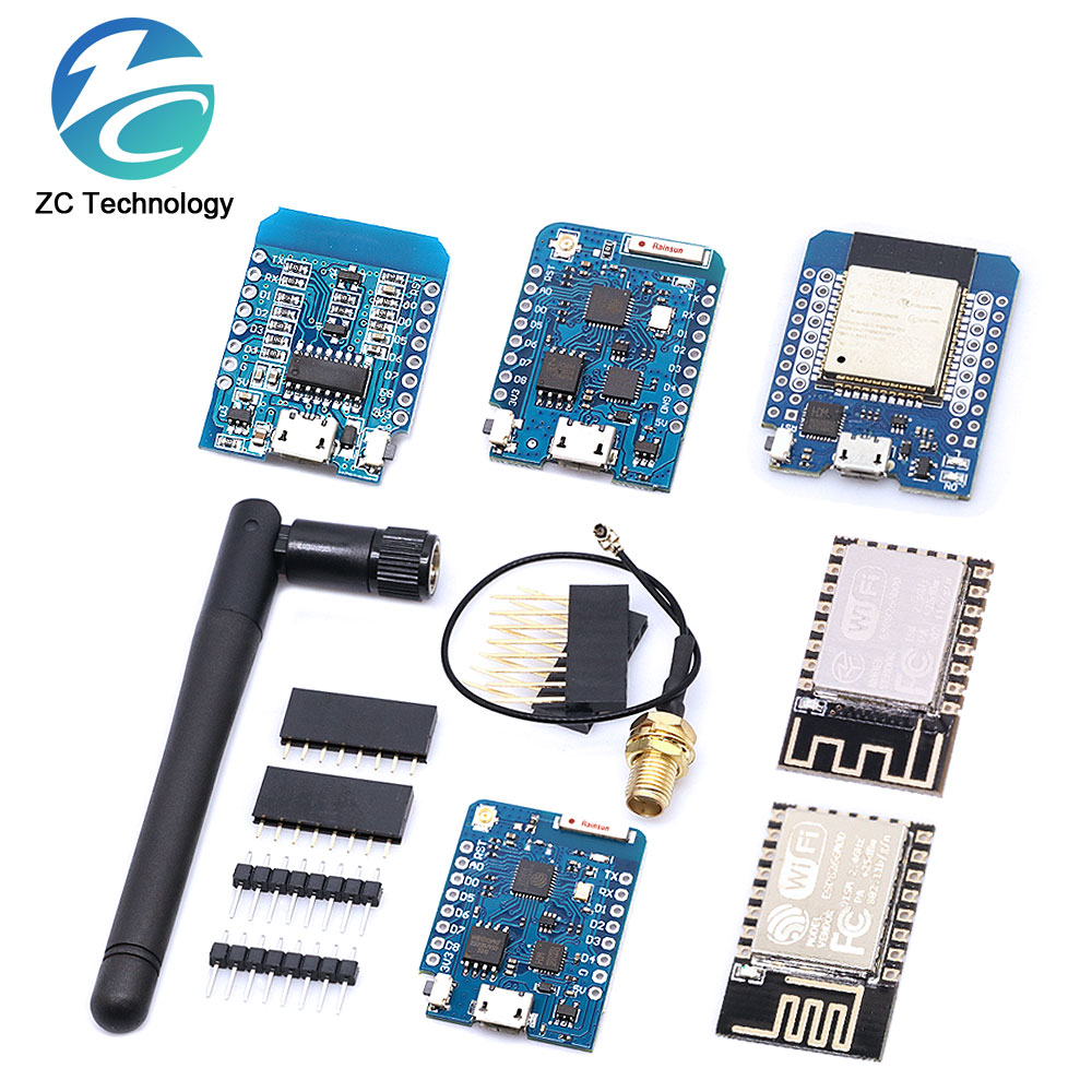 ESP8266 ESP-12 ESP32 CH340G CH – обзор и цена Wemos D1