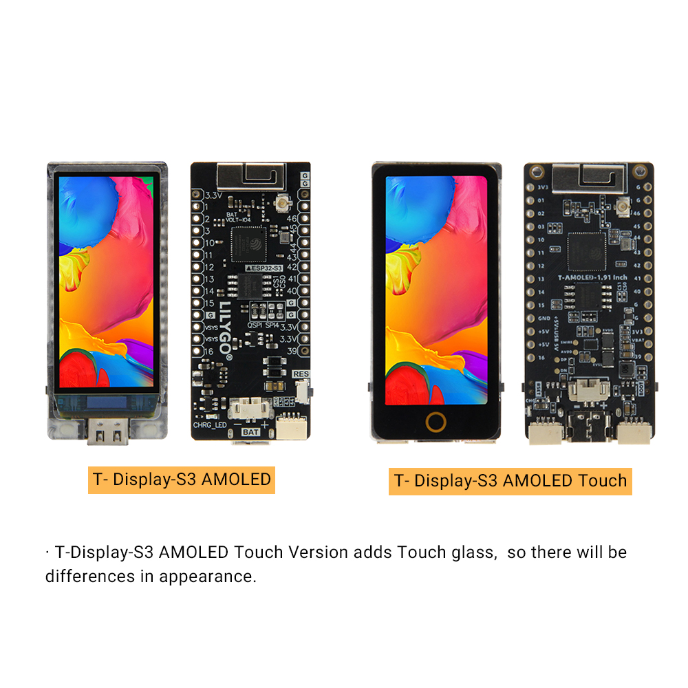 TTGO T-Display-S3 AMOLED ESP32 – обзор и цена Ttgo Tdisplay