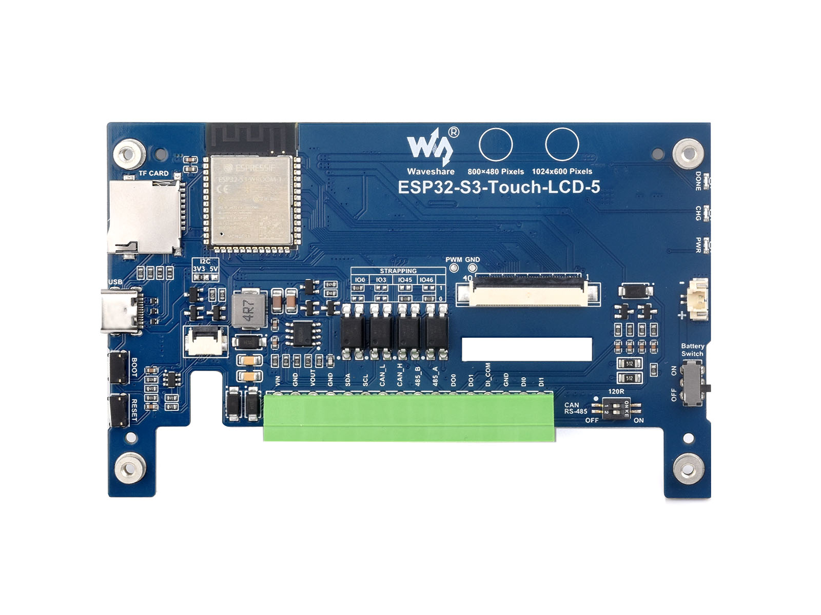Waveshare ESP32-S3 5-дюймовый  – обзор и цена Doit Esp32