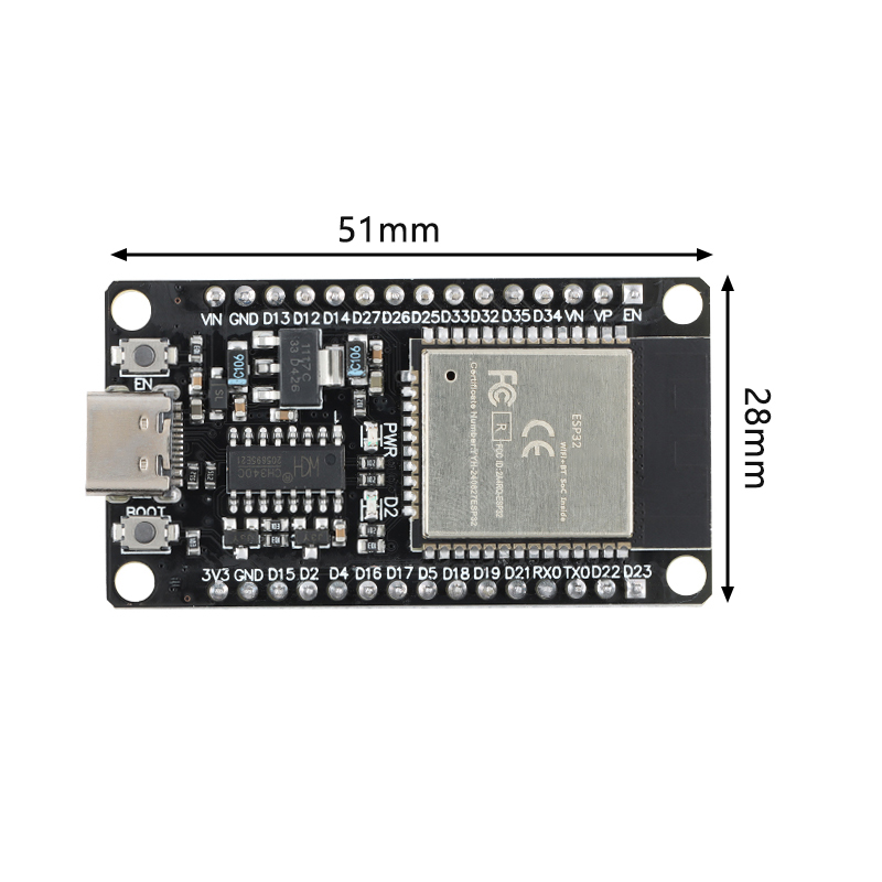 Макетная плата ESP32 TYPE-C US – обзор и цена Devkitc