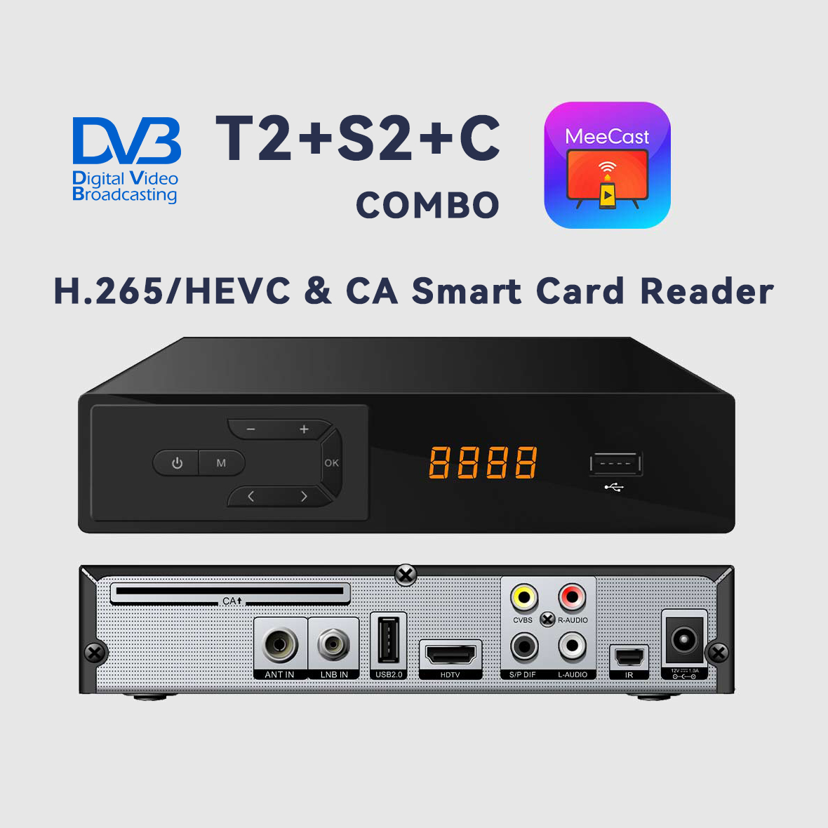 Meecast H.265 Комбинированный  – обзор и цена Devkitc