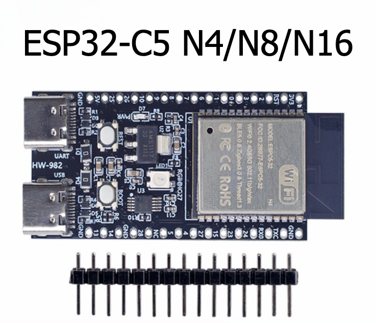 Плата разработки Esp32-c5-devk – обзор и цена Devkitc