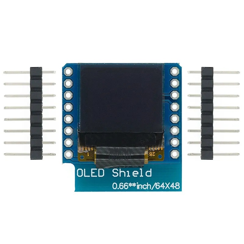 0.66 inch OLED Display Module  – обзор и цена Wemos D1 Mini