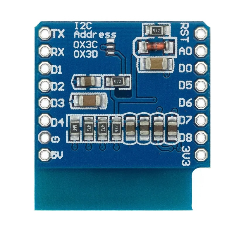 0.66 inch OLED Display Module  – обзор и цена Wemos D1 Mini