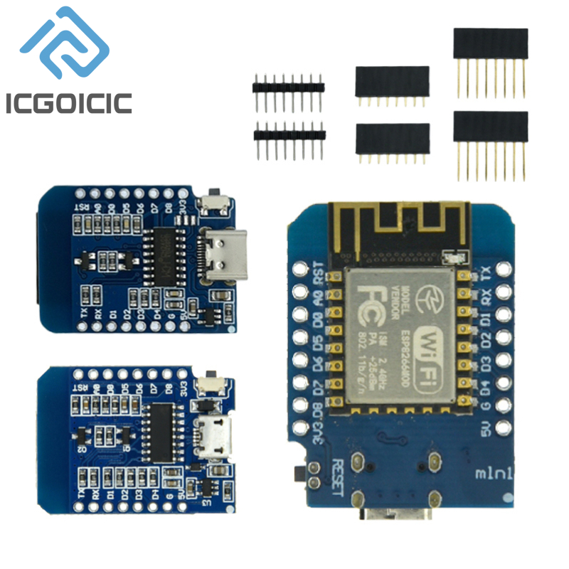 D1 Mini-Mini NodeMcu 4M Bytes  – обзор и цена Wemos D1
