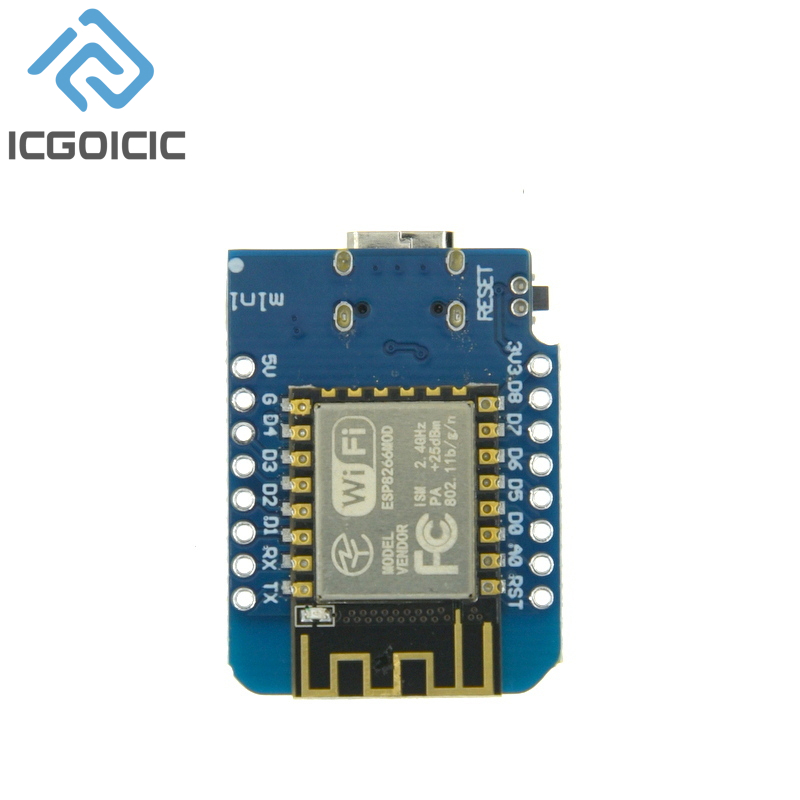 D1 Mini-Mini NodeMcu 4M Bytes  – обзор и цена Wemos D1