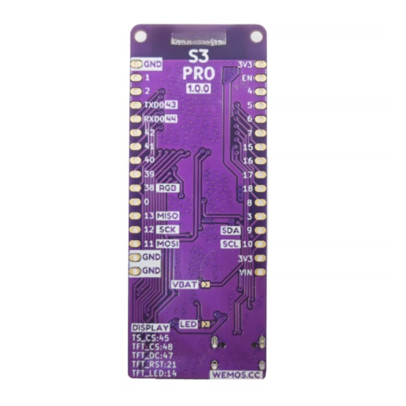 Плата IoT LOLIN S3 Pro V1.0.0  – обзор и цена Lolin S3