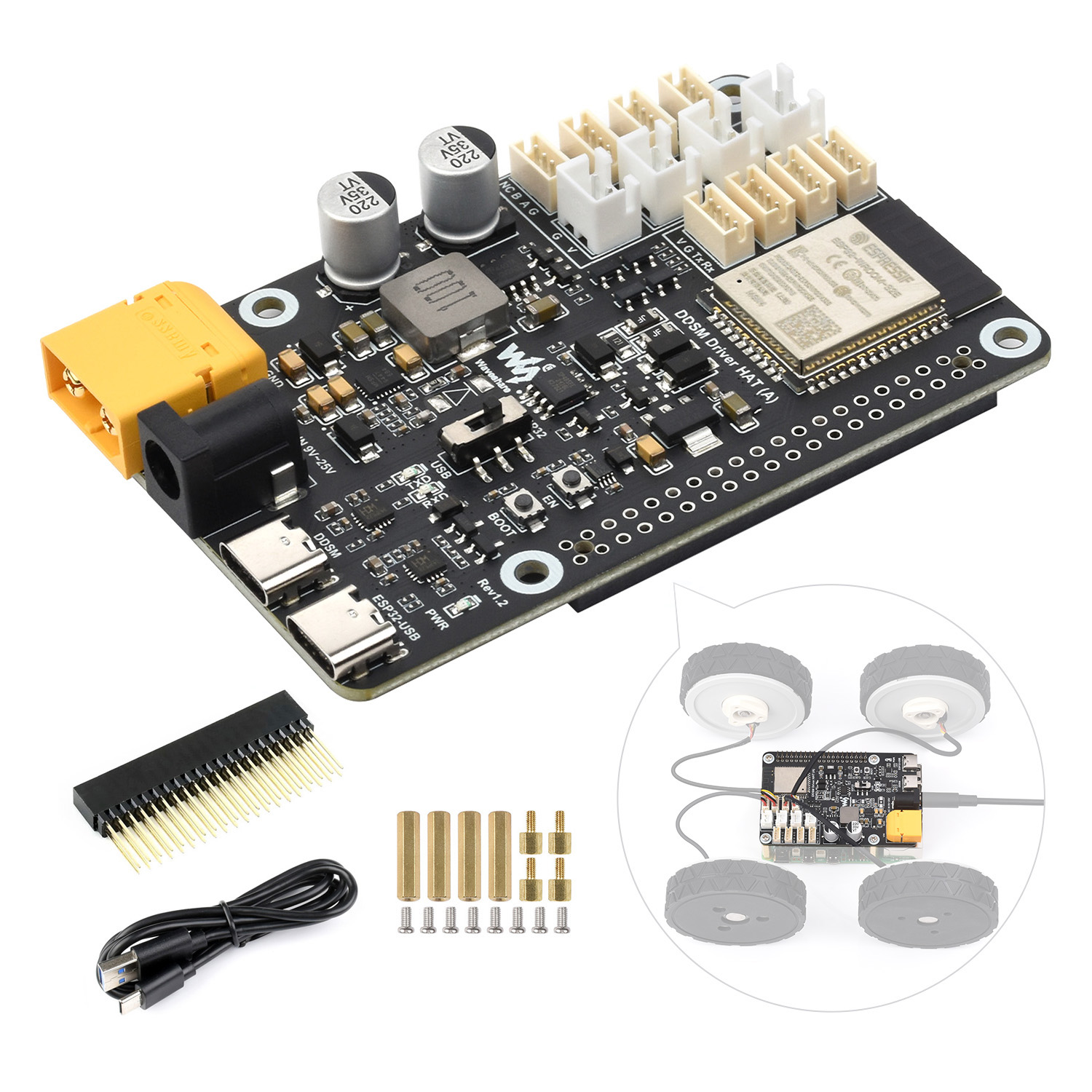 Плата драйвера серводвигателя  – обзор и цена Doit Esp32